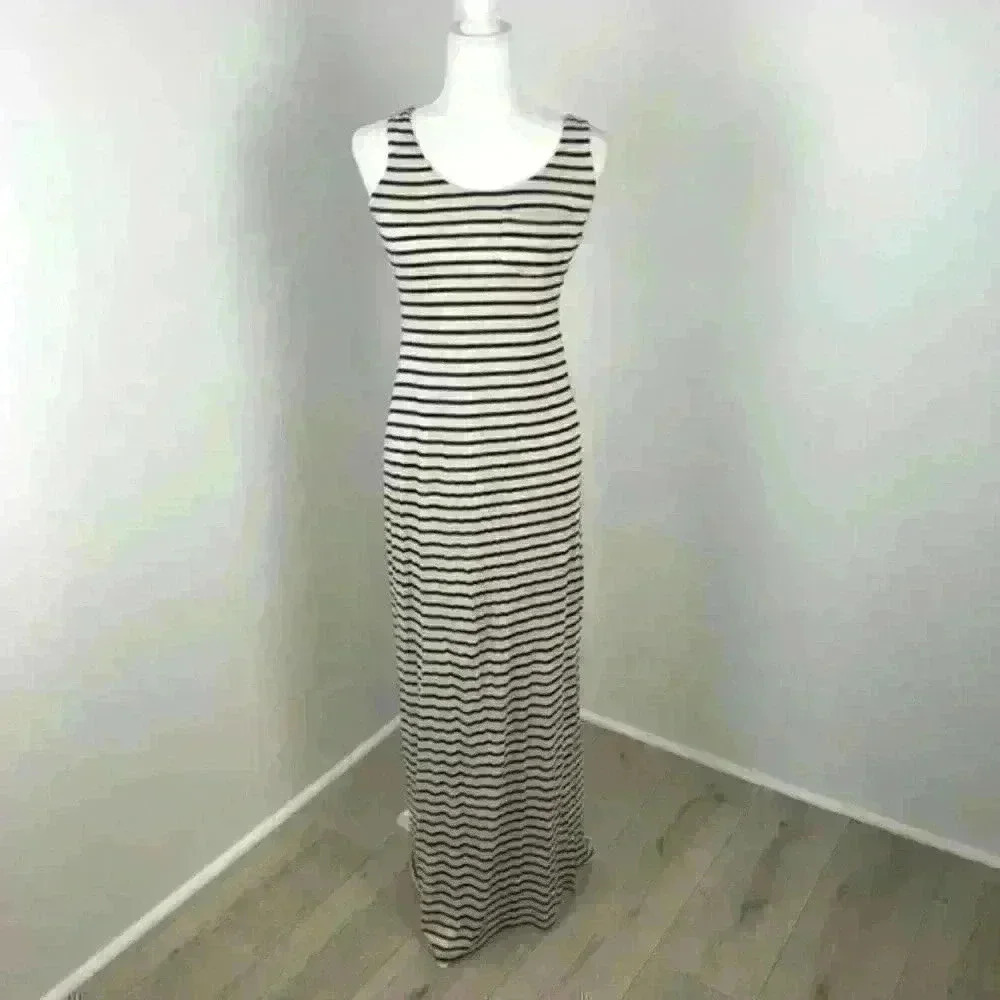 Love Reign Striped Sleeveless Maxi Dress Size S